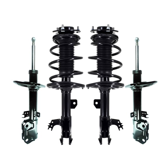 Set 4 Front Quick Complete Strut - Rear Strut For 2012 - 2017 Toyota Camry SE, XSE, Hybrid SE