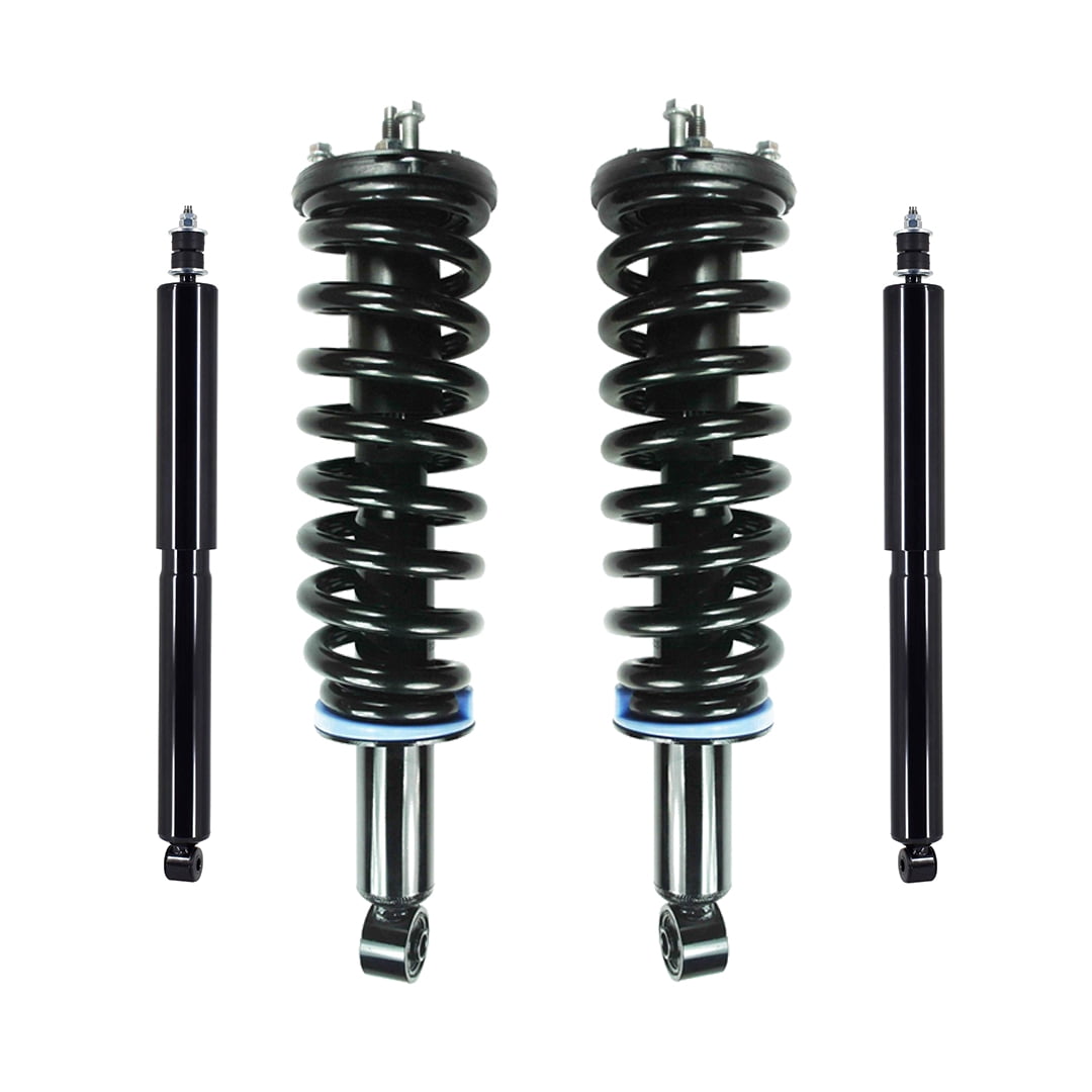 Set 4 Front Quick StrutCoil SpringRear Shock For 20002006 Toyota