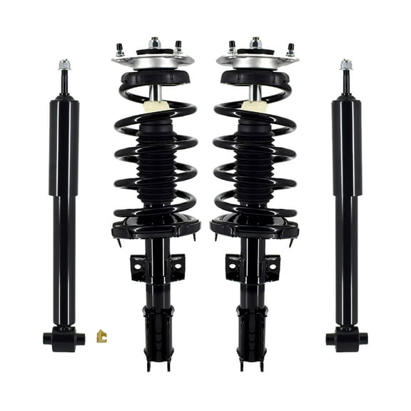 Set 4 Front Quick Complete Strut-Coil Spring-Rear Shock For 2003-2014 Volvo Xc90 Monotube Performance Upgrade