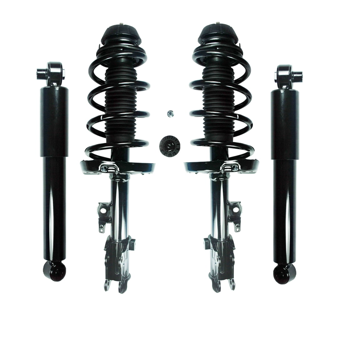 Set 4 Front Quick Complete Strut-Coil Spring-Rear Shock For 2010 2012 Kia Soul Monotube Performance