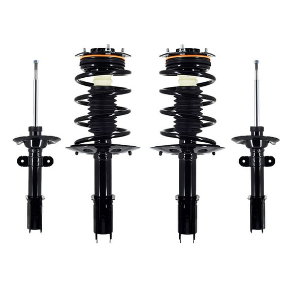 Set 4 Front Quick Strut and Coil Spring-Rear Strut For 2005-2009 Buick Lacrosse w/ 17" Wheels