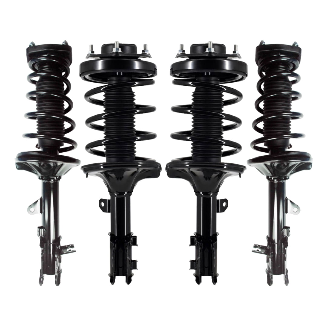 Set 4 FrontRear Quick Complete StrutCoil Spring For 20032008 Hyundai