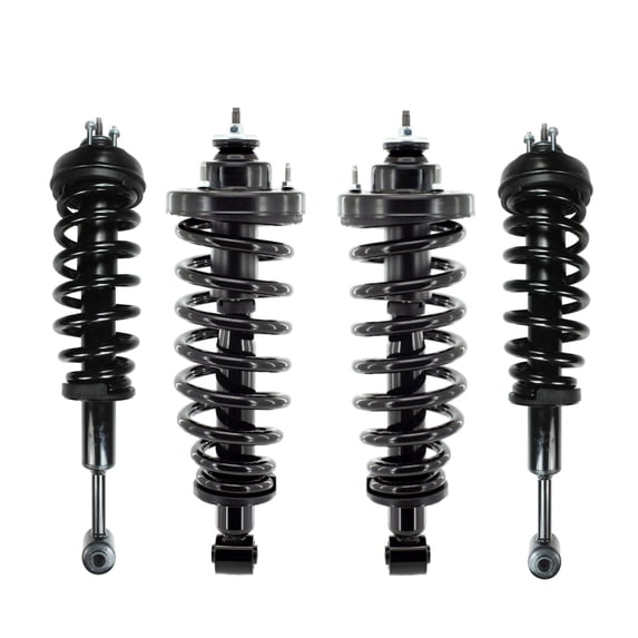 Set 4 Front-Rear Quick Complete Strut-Coil Spring For 2007-2010 Ford Explorer Sport Trac RWD
