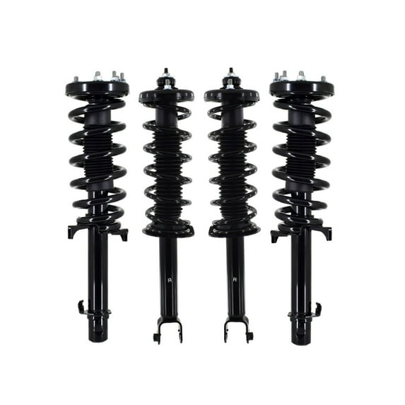 Set 4 Front-Rear Quick Complete Strut-Coil Spring For 2009-2014 Acura Tl FWD V6