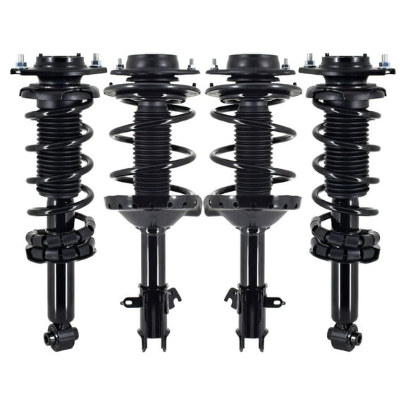 Set 4 Front-Rear Quick Complete Strut-Coil Spring For 2012 - 2016 Subaru Impreza Sport Premium, Sport Limited, Premium, Limited, Base