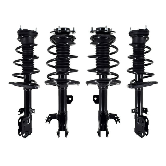 Set 4 Front-Rear Quick Complete Strut-Coil Spring For 2012-2017 Toyota Camry L4