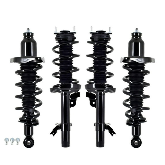 Set 4 Front-Rear Quick Complete Strut-Coil Spring For 2016-2022 Honda Pilot FWD