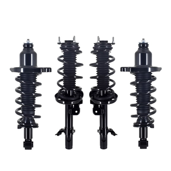 Set 4 Front-Rear Quick Complete Strut-Coil Spring For 2017-2020 Honda Ridgeline