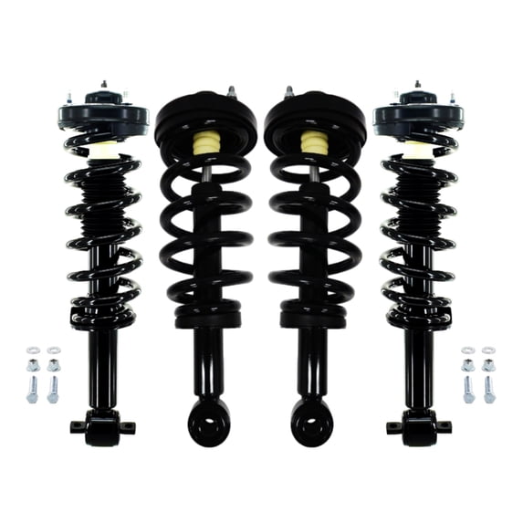 Set 4 Front - Rear Quick Complete Strut For 2014 - 2017 Ford Expedition