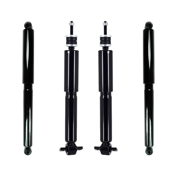 Set 4 Front-Rear Shock For 1997-2002 Ford Expedition RWD Exc. Rear Air Leveling