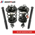 thumbnail image 1 of Set(4) Front+Rear Shock Struts Absorbers Assembly For 1999-2004 Honda Odyssey, 1 of 9