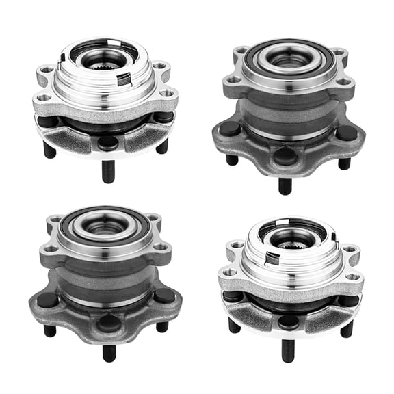 Set 4 Front-Rear Wheel Hub Bearing Assembly For 2007-2012 Nissan Altima L4 2.5L