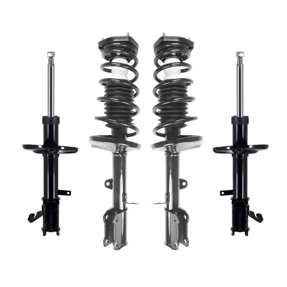 Set 4 Front Strut-Rear Quick Complete Strut-Coil Spring For 1993-2002 Toyota Corolla Sedan