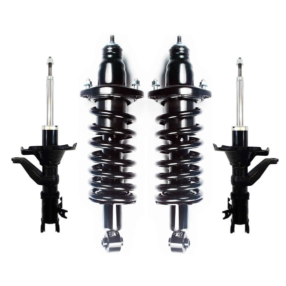 Set 4 Front Strut-Rear Quick Complete Strut-Coil Spring For 2002-2004 Acura RSX