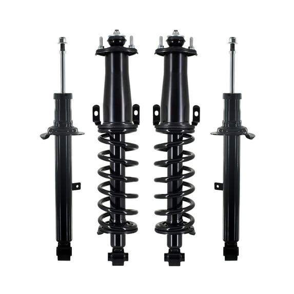 Set 4 Front Strut - Rear Quick Complete Strut For 2006 - 2013 Lexus Is250 RWD