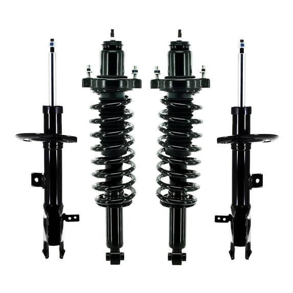 Set 4 Front Strut - Rear Quick Complete Strut For 2011 - 2017 Jeep Compass