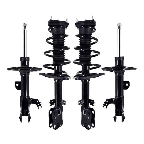 Set 4 Front Strut - Rear Quick Complete Strut For 2012 - 2017 Toyota Camry SE, XSE, Hybrid SE