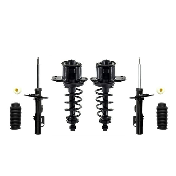 Set 4 Front Strut-Rear Quick Strut-Coil Spring For 2008 2009 Mercury Sable AWD