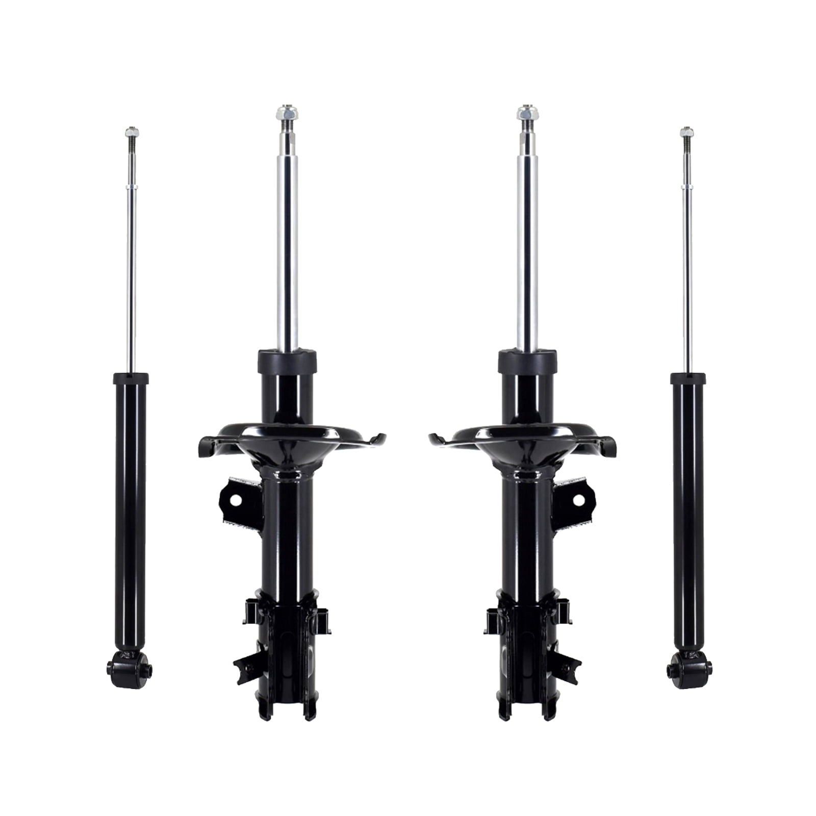 Set 4 Front Suspension Strut Assembly-Rear Shock Absorber For 2006-2011 ...