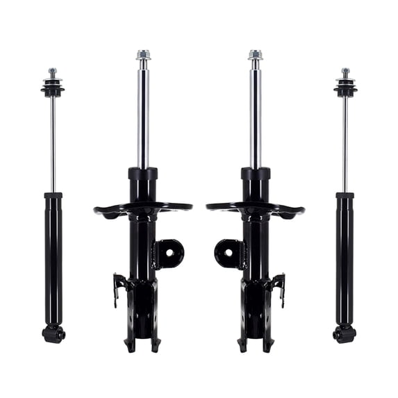 Set 4 Front Suspension Strut Assembly - Rear Shock For 2008 - 2015 Scion Xb