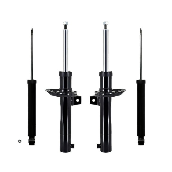 Set 4 Front Suspension Strut Assembly-Rear Shock For 2012-2018 Volkswagen Jetta