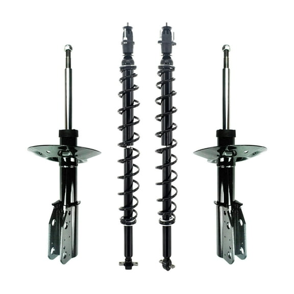 Set 4 Front Suspension Strut-Rear Shock Conversion Kit For 2000-2005 Cadillac Deville Sedan