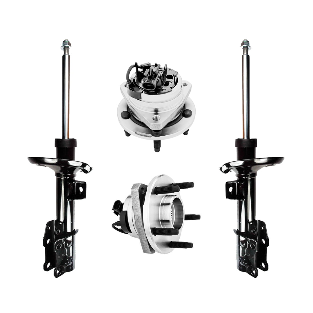 Set 4 Front Suspension StrutWheel Hub Bearing Assembly For 20052010 Pontiac G6