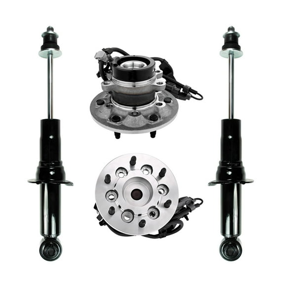 Set 4 Front Wheel Hub Bearing Assembly-Strut Assembly For 2007 2008 Isuzu I-290 with Sport (ZQ8) Suspension