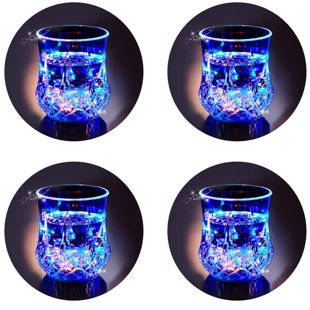 Disco Light Show LED Drinking Glasses - Multi-Color