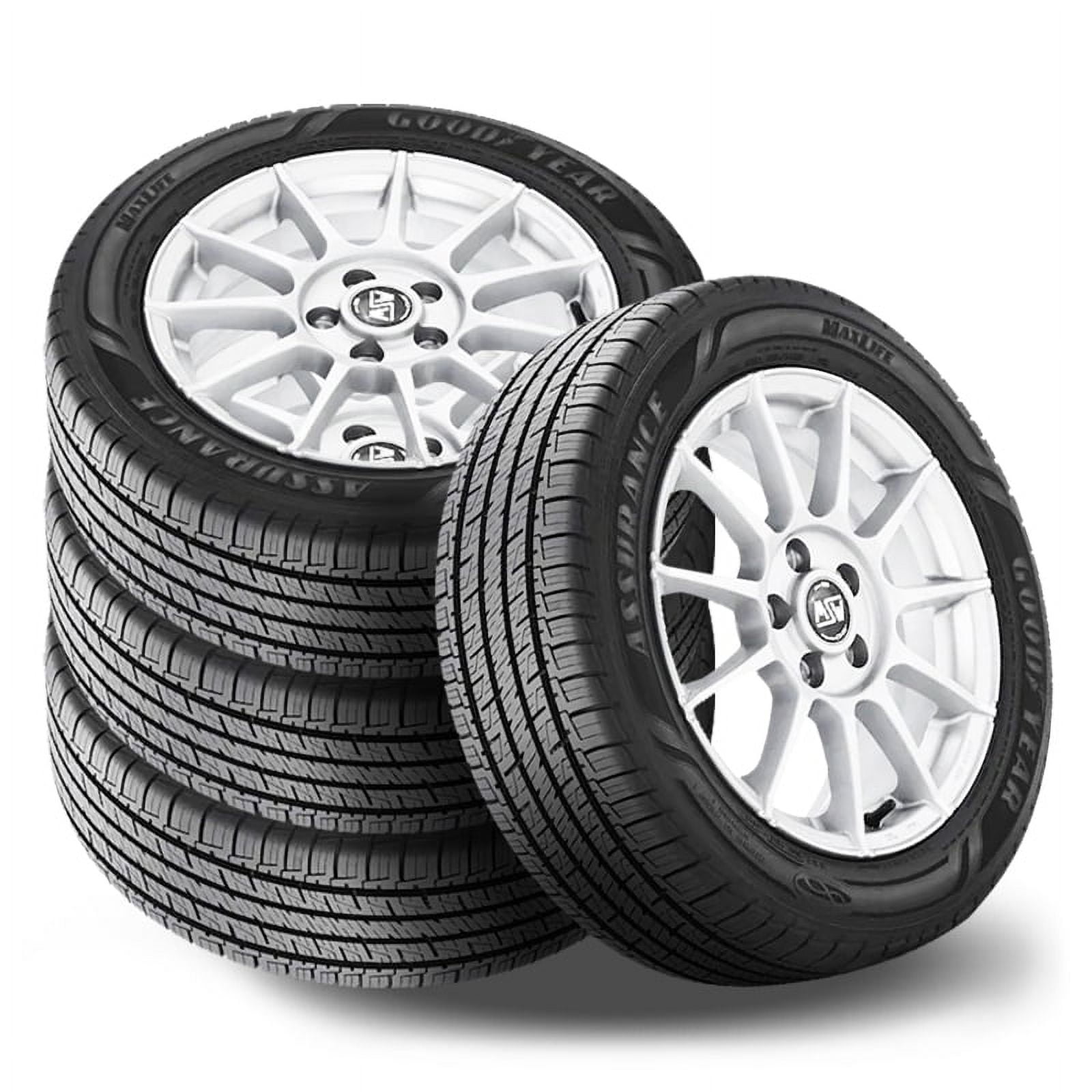 Goodyear Assurance Maxlife 205/50R17 93V Tires All Season 85K Mileage SET 110980545 / 205/50/17 / 2055017 Fits: 2017-19 Nissan Sentra SR Turbo, 2013-16 Nissan Sentra SR