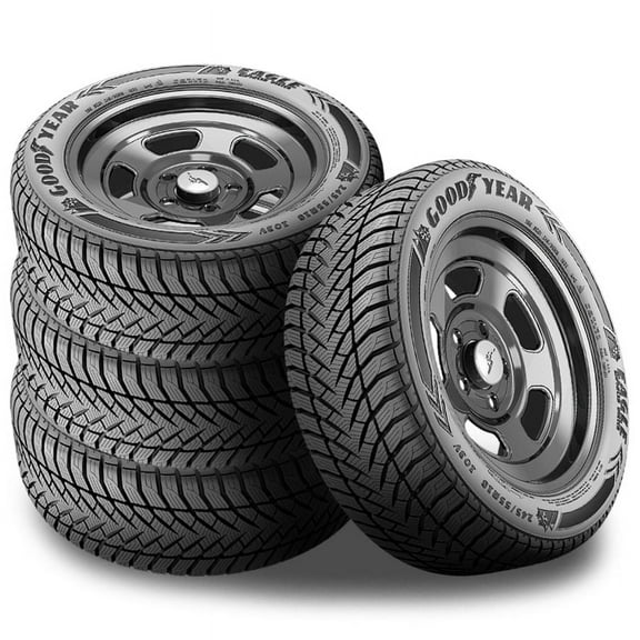 Set of 4 Goodyear Eagle Enforcer Winter 245/55R18 103V High Performance Snow Tires New 732004567 / 245/55/18 / 2455518 Fits: 2010-15 Chevrolet Camaro LT, 2013-20 Ford Police Interceptor Utility Base