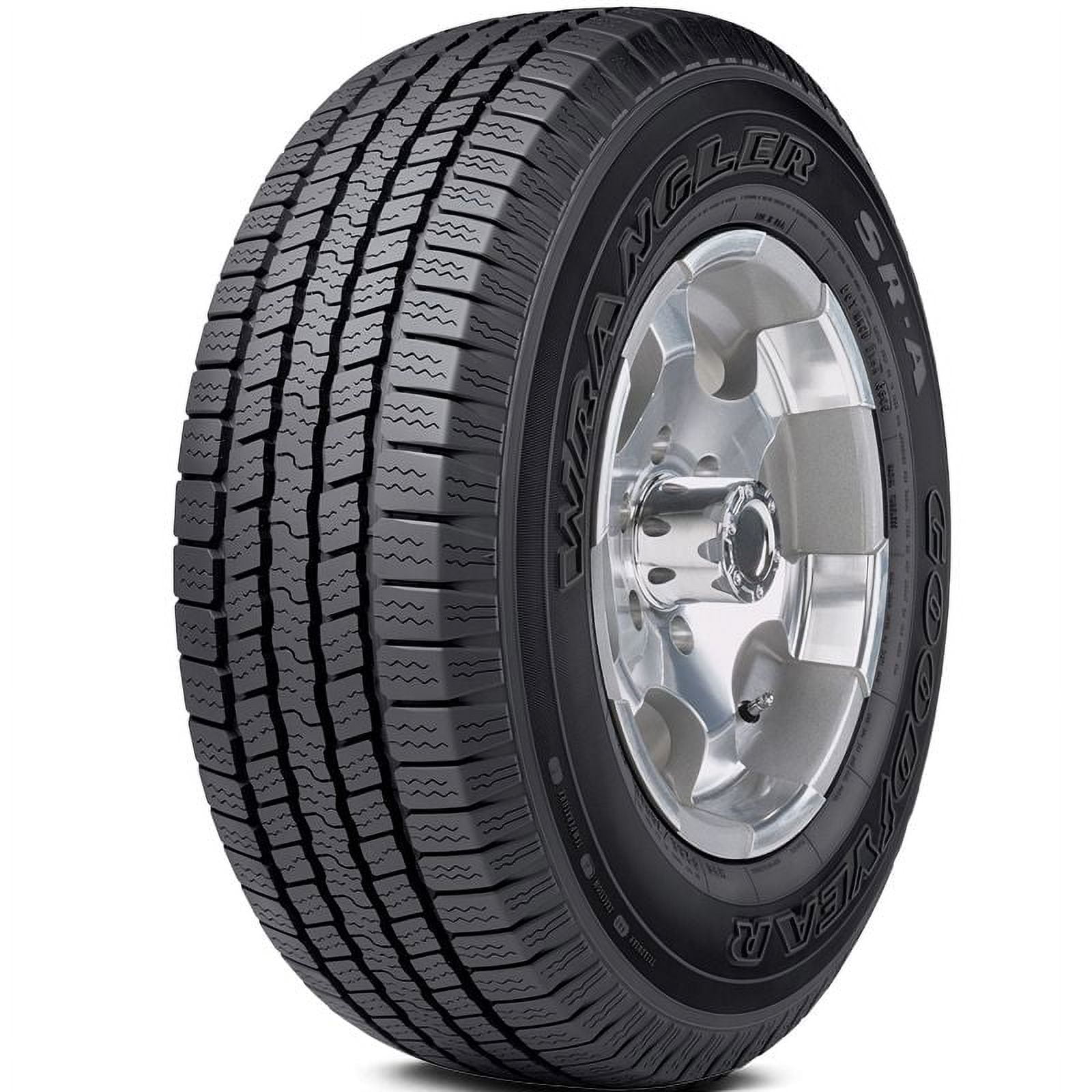 Set of 4 Goodyear Wrangler SRA P255/75R17 113S OWL Highway AllSeason