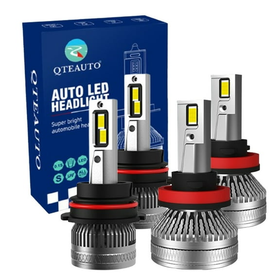 Set of 4 H13/9008 H8/H9/H11 LED Bulb Super Bright High Beam Low Beam Fog Light 140W, 12V, 6000K, 30,000 hours, IP68, Operating Temperature -15c~105c For 2010-2013 Ford Transit Connect