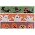 thumbnail image 1 of Set of 4, Halloween Tapestry Placemats - Black Cats, Pumpkins Ghost and Bats - Dining Table, Table mat for Dining Room Easy to Clean, Machine Washable Size: 13” x 19”., 1 of 3