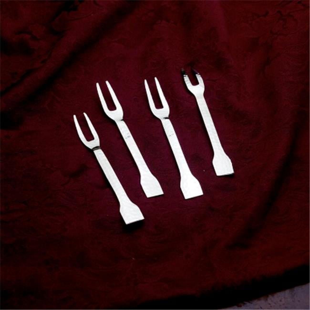 Set 4 Hammered Forks