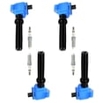 thumbnail image 1 of Set of 4 High Performance ISA Ignition Coils and NGK Ruthenium Spark Plugs Compatible with 12-18 Ford Focus 2.0 l4 Replacement for UF670 Fits select: 2018-2020 FORD ECOSPORT SE, 1 of 6