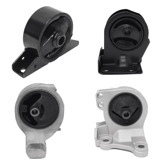 Set of 4 ISA Engine Motor Mounts Compatible with 2001-2005 Chrysler Sebring 2001-2005 Dodge Stratus 2000-2005 Mitsubishi Eclipse 1999-2003 Mitsubishi Galant 2.4L A4602 A6699 A4621 A4612