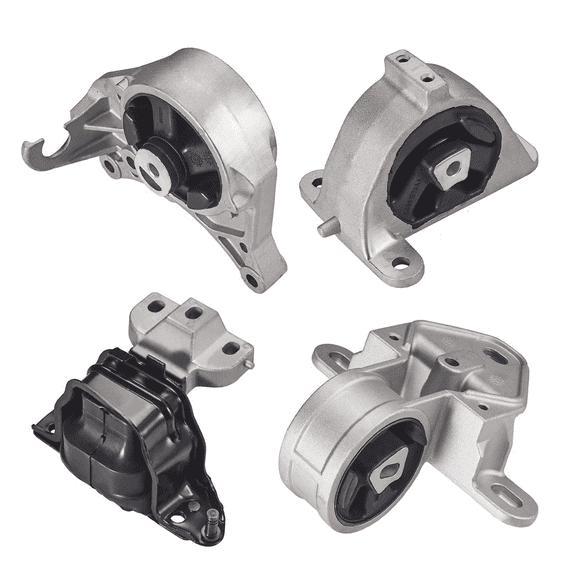 Set of 4 ISA Engine Motor Mounts Compatible with 2001-2007 Chrysler Town & Country V6, 2001-2003 Voyager V6, 2001-2007 Dodge Caravan, Grand Caravan V6 A2926, A2928, A2925, A2927
