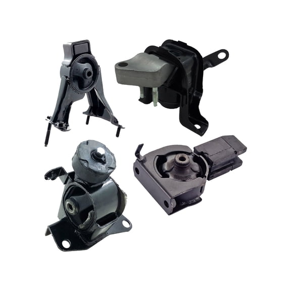 Set of 4 ISA Engine Motor & Trans Mount Replacement Compatible with 2003 2004 2005 2006 2007 2008 Toyota Corolla 1.8L L4 Replacement for A4218, A4219, A4220, A4221