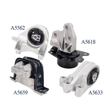 Protier 4PC Motor & Transmission Mount Set For 2010-2017 Chevy Equinox GMC Terrain 2.4L – OEM Grade