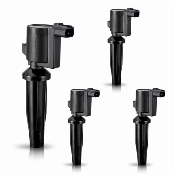 Set of 4 ISA Ignition Coil Compatible with 2005-2008 Ford Escape 2003-2011 Focus L4 2.0L 2.3L Compatible with 4M5G12A366BC DG507 DG541 C1453