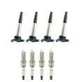 thumbnail image 1 of Set of 4 ISA Ignition Coils and 4 Autolite Spark Plugs Compatible with  2012-2015 Toyota Prius Four Hatchback 4-Door 1.8L 1798CC 110Cu. In. l4 Replacement for UF596, 1 of 1