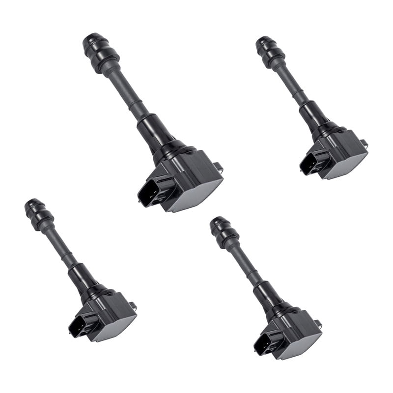 Set of 4 ISA Ignition Coils For Nissan 2002-2006 Altima 2002-2006 Sentra 2002-2007 X-Trail 2.5L Replacement for 22448-8H315 22448-8H310 C1398 UF350