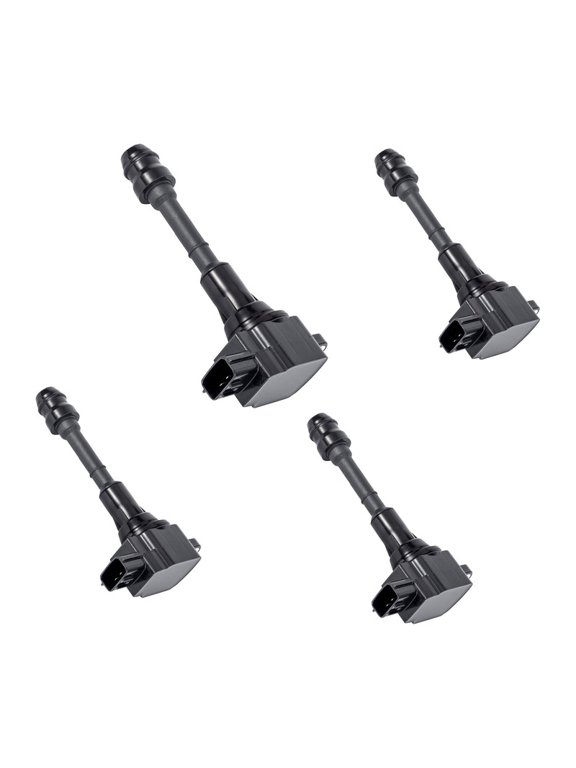 Set of 4 ISA Ignition Coils For Nissan 2002-2006 Altima 2002-2006 Sentra 2002-2007 X-Trail 2.5L Replacement for 22448-8H315 22448-8H310 C1398 UF350