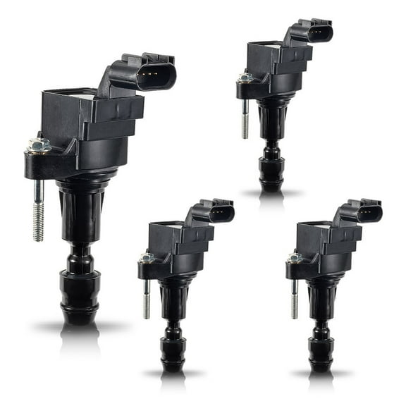 Set of 4 ISA Ignition Coils Compatible with 2006-2017 Chevy Malibu HHR Cobalt Equinox GMC Terrain Pontiac G6 Saturn 2.4L 2.2L 2.0L Turbo Replacement for UF491