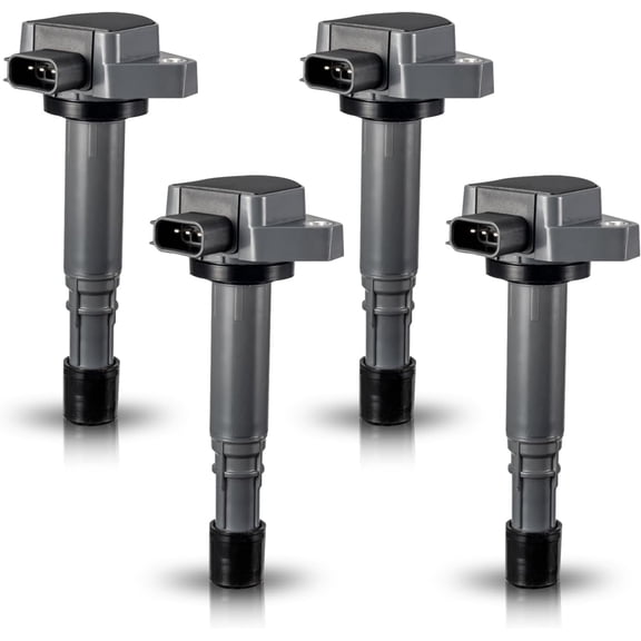 Set of 4 Ignition Coil Pack Compatible with Honda Civic 2001 2002 2003 2004 2005 Acura EL 2002 2003 2004 L4 1.7L Coils for UF307 UF400 UF512 5C1451 E1012 UF307 30520P8EA00 C1460