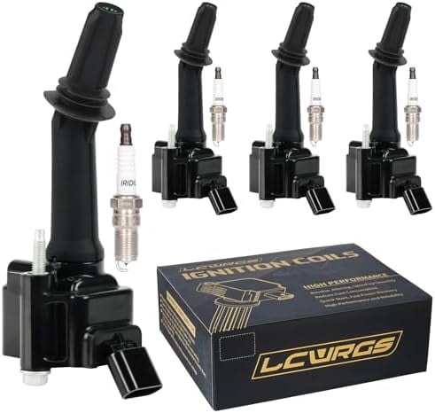 Set of 4 Ignition Coil Pack and Spark Plugs fits for 2016 2017 2018