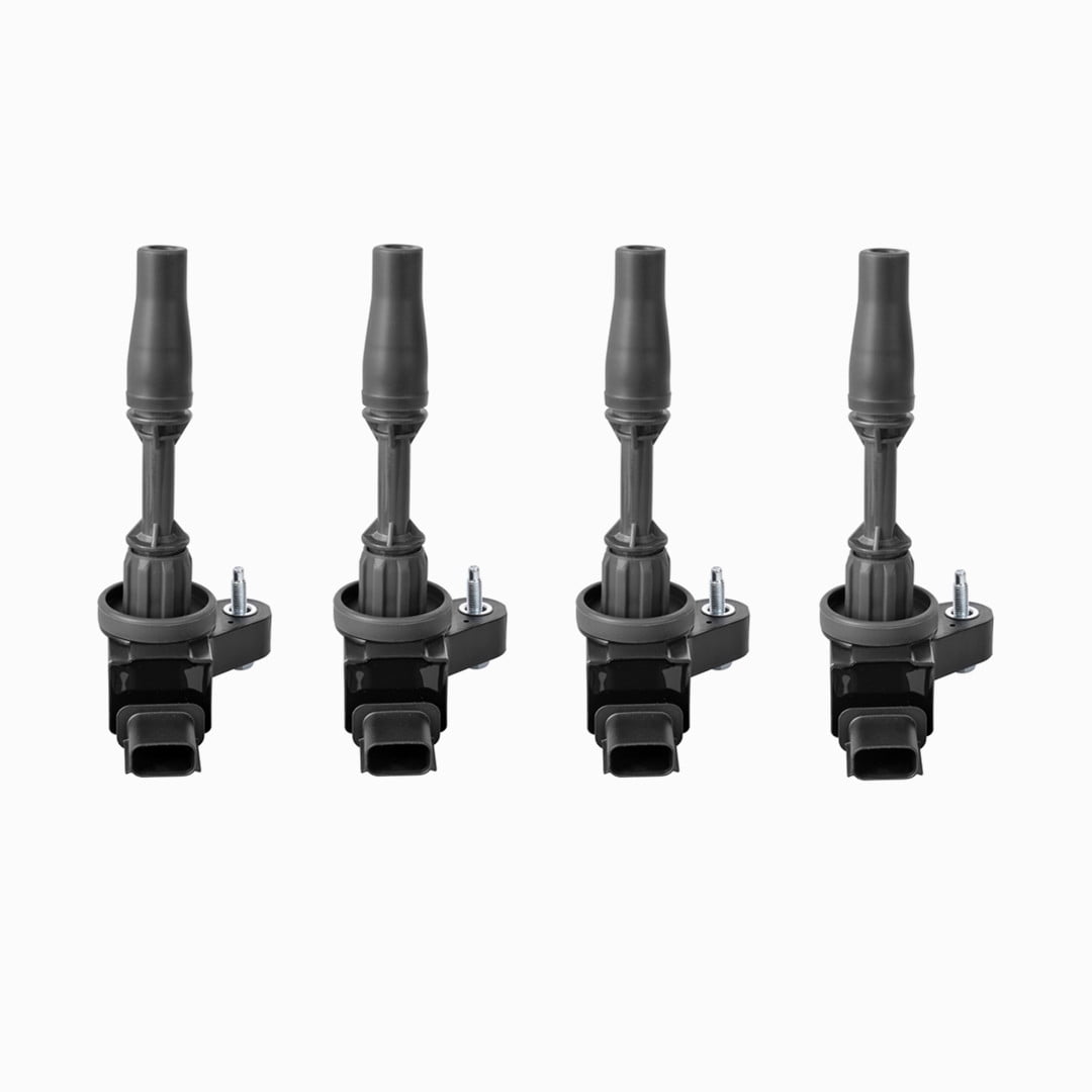 Set of 4 Ignition Coils Compatible with 2015-2018 Chevrolet Colorado WT Extended Cab Pickup 4-Door 2.5L 2457CC 153Cu. In. l4 GAS DOHC Naturally Aspirated Replacement for 099700-182