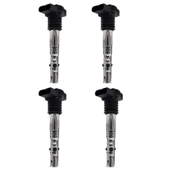 Set of 4 Ignition Coils Compatible with Audi A3 A4 Quattro AND Volkswagen Jetta Golf UF411 C1394 Fits select: 2000-2004 VOLKSWAGEN PASSAT GLS, 2001-2004 VOLKSWAGEN JETTA GLS