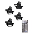 thumbnail image 1 of Set of 4 Ignition Coils and Permatex 22058 Dielectric Tune-Up Grease Compatible with 2001 2002 Chevrolet Silverado 3500 81L V8 Replacement for UF192 C1144, 1 of 1